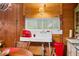 Quaint kitchen area with farmhouse sink and unique vintage design elements at 2781 E Vandalia Rd, Flat Rock, IN 47234