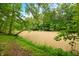 Scenic river view framed by lush greenery, showcasing the property's natural beauty at 2781 E Vandalia Rd, Flat Rock, IN 47234