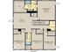 Upper floor plan shows the owner's suite, loft, three additional bedrooms, two baths and laundry at 3104 Glasgow Pl, Danville, IN 46122