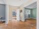 Entry view shows access to other rooms and the covered porch at 3134 N College Ave, Indianapolis, IN 46205