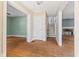 View of entry and stairs from the hall, with views to other rooms at 3134 N College Ave, Indianapolis, IN 46205