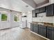 Functional kitchen with updated appliances and lots of counter space at 401 Harlan St, Indianapolis, IN 46201