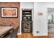 Breakfast nook with coffee bar featuring a built-in beverage fridge at 445 W 63Rd St, Indianapolis, IN 46260