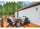 Charming patio with comfortable seating around a unique barrel-style fire pit at 4495 W Stones Crossing Rd, Greenwood, IN 46143