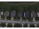 An aerial view shows several homes neatly aligned along a street at 5502 Floating Leaf Dr, Indianapolis, IN 46237