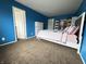 A second view of the bedroom, note the walk-in closet at 5502 Floating Leaf Dr, Indianapolis, IN 46237