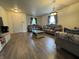 Inviting living room featuring hardwood floors and stylish decor at 5502 Floating Leaf Dr, Indianapolis, IN 46237
