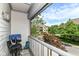 Cozy balcony featuring outdoor seating with a view of the neighborhood at 635 E 10Th St, Indianapolis, IN 46202