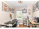 Cozy dining area with modern black table, bench seating, and bright natural light at 635 E 10Th St, Indianapolis, IN 46202
