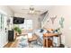 Cozy living room featuring modern decor and a comfortable seating area at 635 E 10Th St, Indianapolis, IN 46202