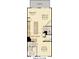 First floor plan featuring a kitchen, dining, and great room at 6574 Halsey St, Zionsville, IN 46077