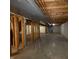 Unfinished basement at 6609 N Tuxedo Ln, Indianapolis, IN 46220