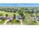A neighborhood community includes a golf course and pond at 6610 Royal Oakland Dr, Indianapolis, IN 46236