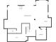 Basement floor plan featuring a rec room, wet bar, bedroom, bath, and utility room at 6610 Royal Oakland Dr, Indianapolis, IN 46236