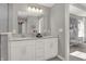 Main bathroom featuring a double sink vanity at 6702 Halsey St, Zionsville, IN 46077