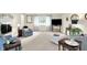 Inviting living room with plush carpeting, ample natural light from the windows, and comfortable seating arrangement at 8641 Cholla Rd, Indianapolis, IN 46240