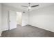 Neutral bedroom with a ceiling fan and carpet at 8802 W 86Th St, Indianapolis, IN 46278