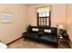 Guest bedroom or office space with neutral decor and comfortable seating at 1010 Lakewood N Dr, Brownsburg, IN 46112