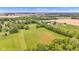 Aerial view of large property and open field at 10444 N State Road 9, Fountaintown, IN 46130