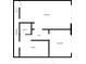Floor plan of the home featuring the garage, bathroom, hall, storage, and room at 10444 N State Road 9, Fountaintown, IN 46130