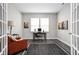 Bright office with modern desk, comfortable chair, and stylish decor at 11588 Brooks Farm Blvd, Noblesville, IN 46060