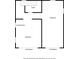 Basement floor plan featuring the laundry room, basement area and crawl spaces at 1311 N Oakland Ave, Indianapolis, IN 46201