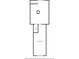 Attic floor plan showcasing an unfinished attic space and a closet at 1311 N Oakland Ave, Indianapolis, IN 46201