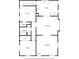 Detailed floor plan showcasing the layout of the bedrooms, kitchen, and living spaces at 1311 N Oakland Ave, Indianapolis, IN 46201