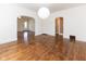 Spacious living room boasts gleaming hardwood floors and an open layout, perfect for entertaining at 1311 N Oakland Ave, Indianapolis, IN 46201