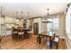 Spacious kitchen featuring custom cabinets, stainless steel appliances, and a large island at 13909 Waterway Blvd, Fishers, IN 46040