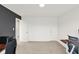 Neutral bedroom with an open floor plan that leads to closet and bathroom at 16598 Dominion Dr, Fortville, IN 46040