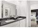 This bathroom features dual sinks and a large mirror at 1725 Hemlock Cir, Greenfield, IN 46140