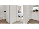 View into main bedroom with neutral walls, carpet, and natural light at 1725 Hemlock Cir, Greenfield, IN 46140