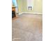 Inviting living room with carpet, neutral walls, fireplace and a window AC unit at 208 E Madison E St, Alexandria, IN 46001