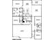 Detailed floor plan showcasing the layout of a four-bedroom home at 2339 Pine Valley Dr, Plainfield, IN 46168