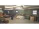 This basement features overhead lighting and plenty of storage space at 3107 N 100 W, Shelbyville, IN 46176