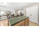 Open kitchen with a view into the living room, offering a great layout for entertaining guests at 3803 Churchman Woods Blvd, Indianapolis, IN 46203