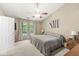 A calming main bedroom featuring a vaulted ceiling and neutral colors at 3803 Churchman Woods Blvd, Indianapolis, IN 46203