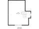 Floor plan displaying attic space and staircase at 4040 Carrollton Ave, Indianapolis, IN 46205