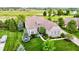 Beautiful single-Gathering home featuring a well-manicured lawn and lush landscaping at 4420 Hickory Ridge Blvd, Greenwood, IN 46143
