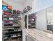 Organized closet space with shelving for shoes and clothing at 5848 Sheffield Ln, Whitestown, IN 46075