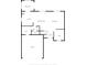 Open first floorplan includes kitchen, dining, living room, bath, utility, and garage at 5848 Sheffield Ln, Whitestown, IN 46075
