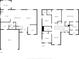 Detailed floor plan showcasing the layout of the two-story home at 5848 Sheffield Ln, Whitestown, IN 46075