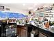 Hobby basement displaying an extensive model train set with detailed scenery and accessories at 6115 E 65Th Pl, Indianapolis, IN 46220