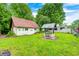 Spacious backyard with well, perfect for outdoor activities and entertaining guests at 7414 Mendenhall Rd, Camby, IN 46113