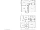 Comprehensive floorplan illustrating the layout of both the first and second floors at 764 Port Dr, Avon, IN 46123