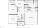 Detailed floorplan showcasing the layout of the home's second floor at 764 Port Dr, Avon, IN 46123