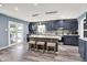 Beautiful kitchen featuring stainless steel appliances and an island with bar stool seating at 9001 Harrison Run Ct, Indianapolis, IN 46256