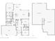 Complete floor plan outlining both the first floor and basement layouts at 9656 Summerton Dr, Fishers, IN 46037