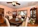 Cozy dining area featuring hardwood floors and ample lighting at 1106 W 4Th St, Anderson, IN 46016
